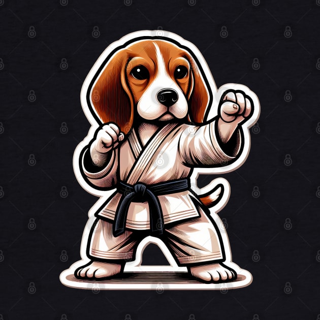 Beagle karate by k9-tee